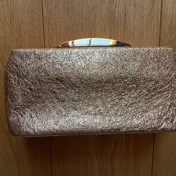 Beautiful little gold clutch bag, by iconic Florentine designer Rodo! - Picture 8 of 11